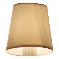 Kleiner Lampenschirm aus Pappe, Farbe: Weiß.